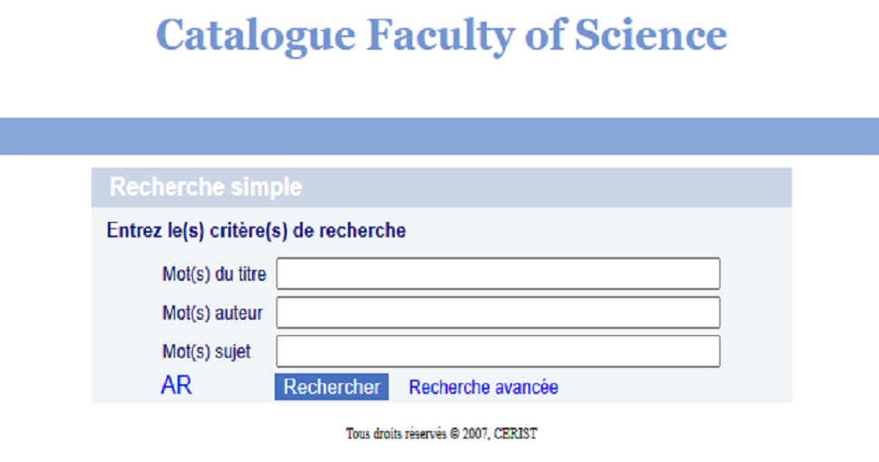 تفعيل خدمة البحث في الفهرس الإلكتروني لمكتبة كلية العلوم عبر نظام سنجاب (Syngeb)
