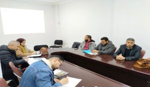 بإشراف نائب العميد للبيداغوجيا #د_عبد_الله_رحالي ومسؤول خلية اللغة الانجليزية #د_أحمد_سعد وحضور مسؤولي الميادين والشعب والتخصصات .